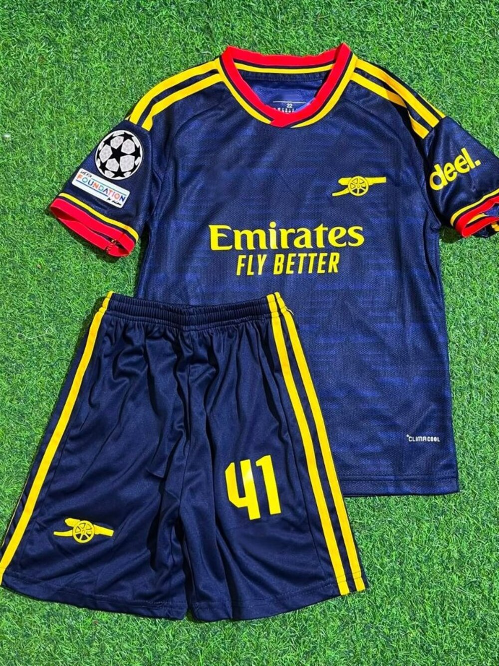 Declan Rice Away 2026 27 Soccer Jersey Shorts Set